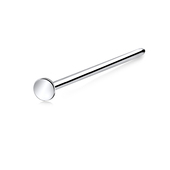 Small Pin Shaped Silver Straight Nose Stud NSKA-70s